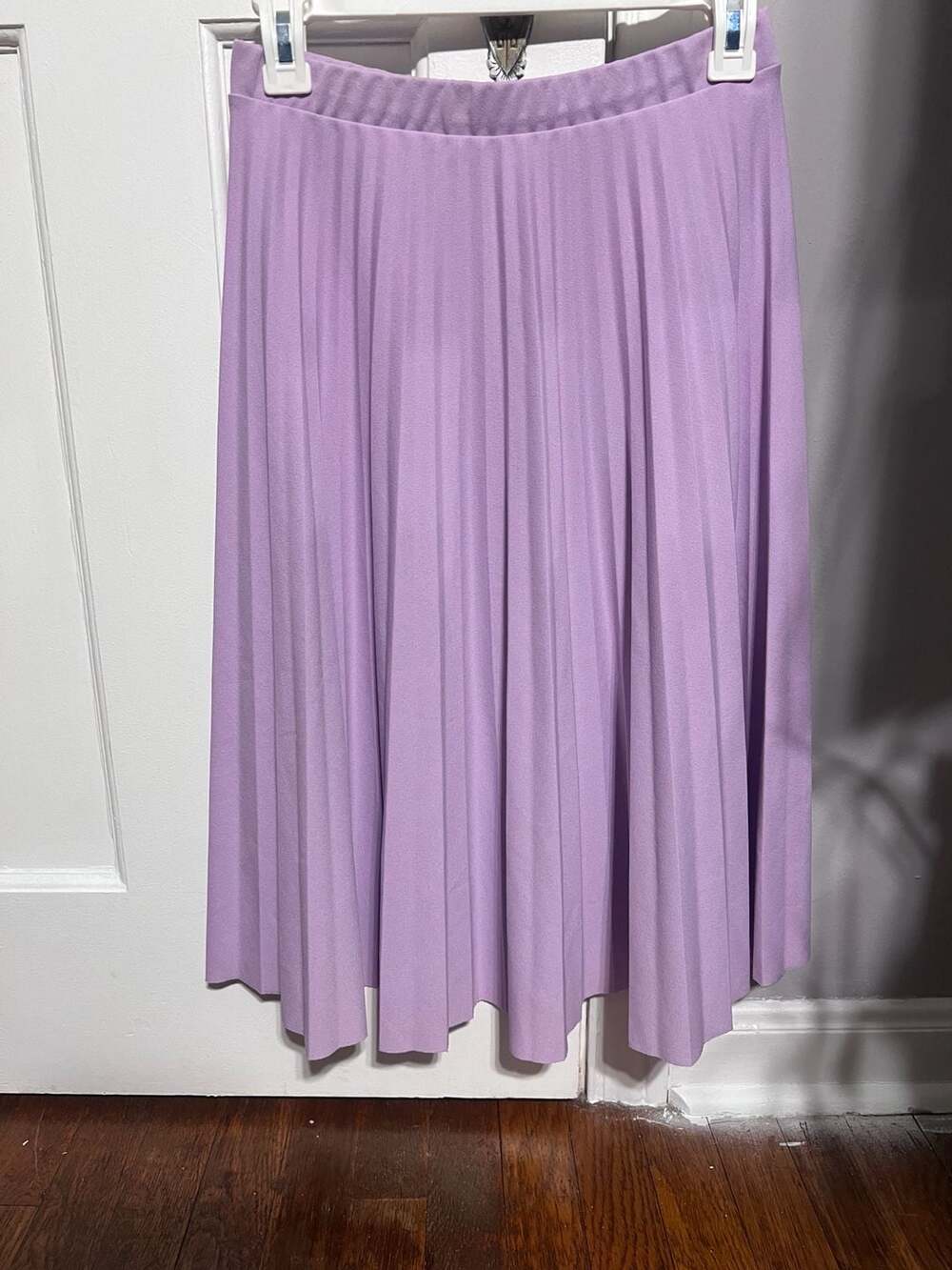 Women's Midi Pleated Skirt - Lavender
